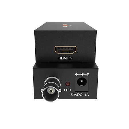 Bzbgear 1080P FHD HDMI to 3G-SDI Long Distance Converter/Amplifier BG-H3GS